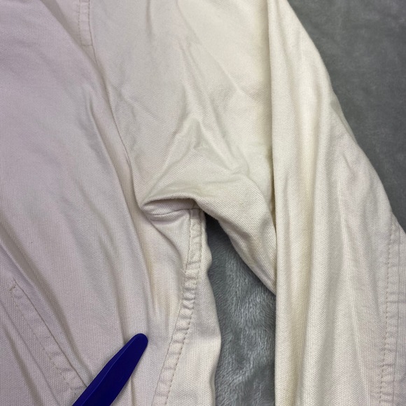 Patagonia Winds Day Women's Cream Hooded Anorak Jacket Size 10 Lightweight Faded - Picture 5 of 13